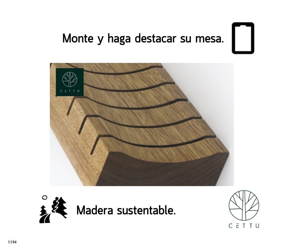 Tabla para pan Cistella. ¡Diseño minimalista!